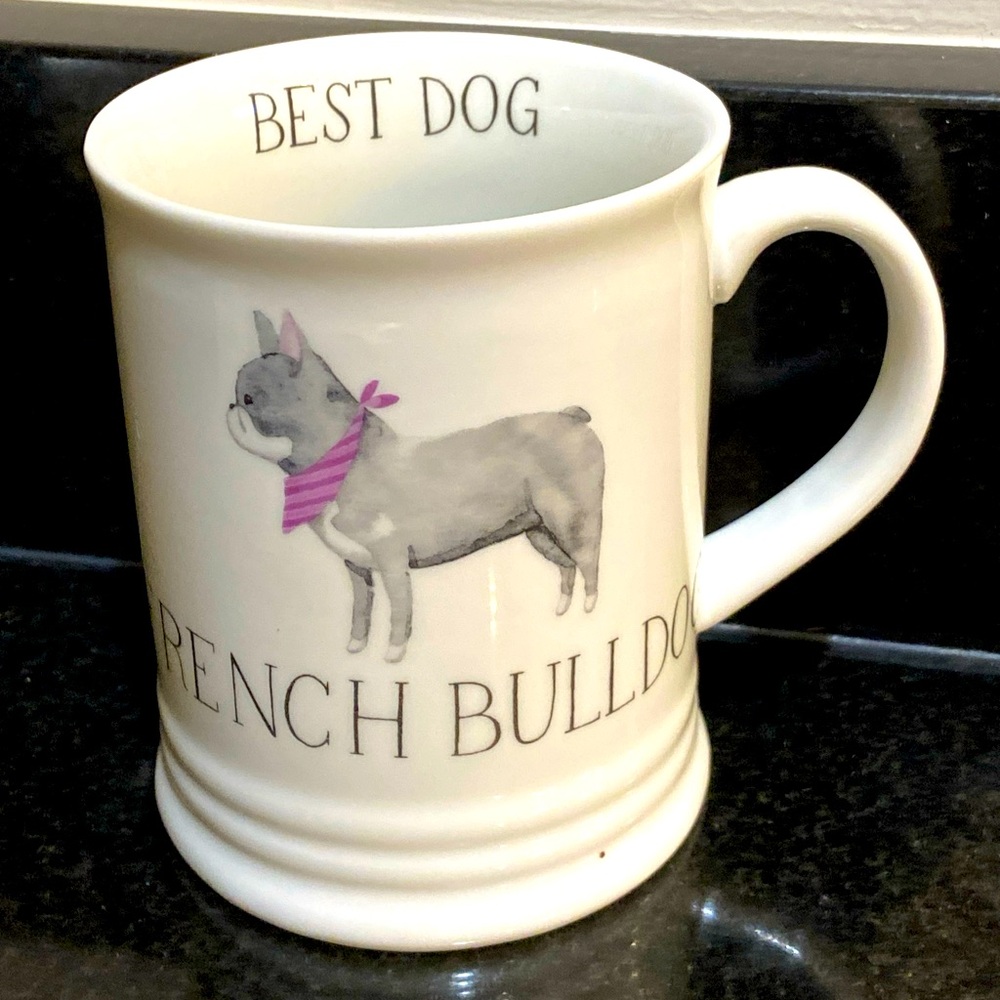 Juliana Swaney for Fringe Studio French Bulldog Coffee Mug Tea Cup Collectible
